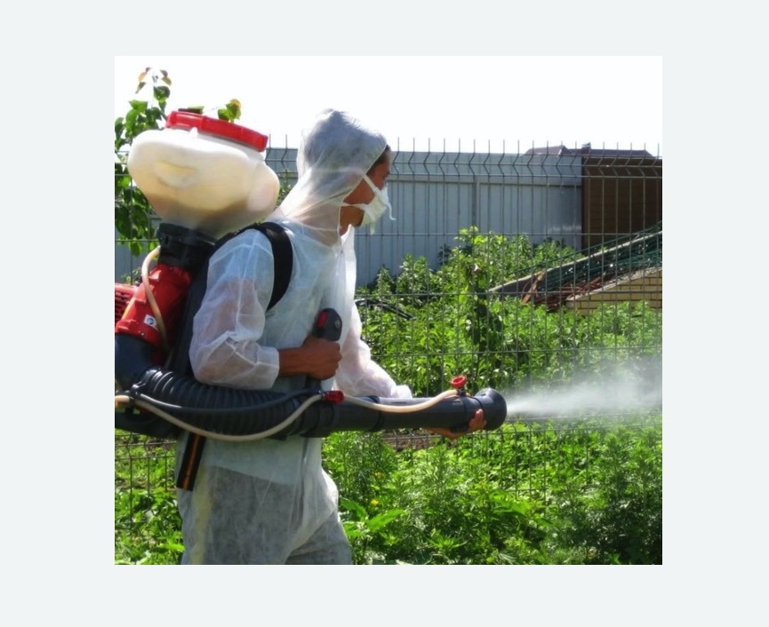 Акарицидная обработка территории в Кузьминках города Москвы