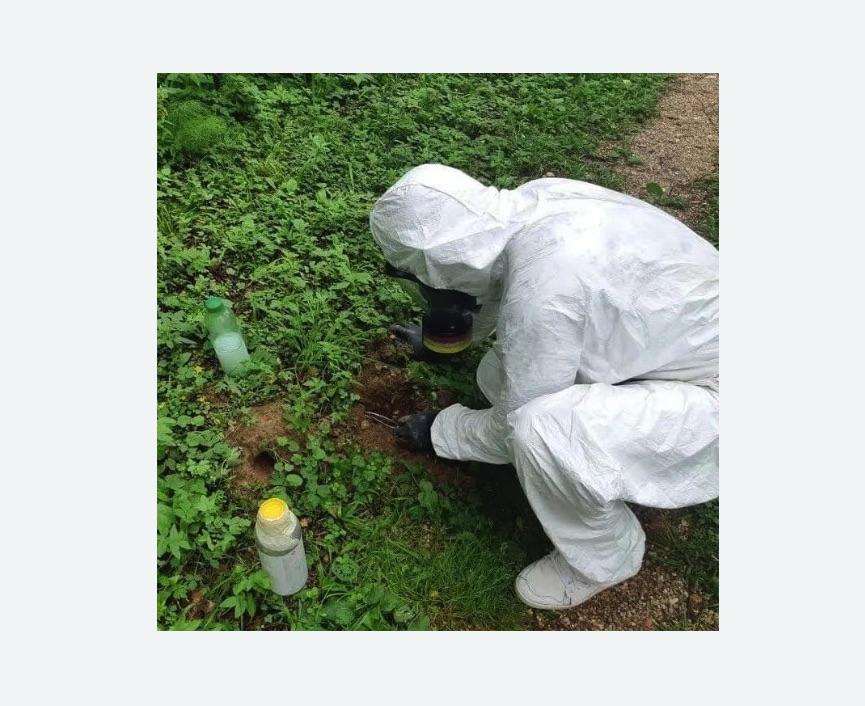 уничтожение кротов на участке в Кузьминках города Москвы